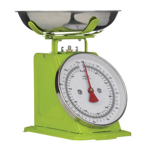 Lime Green Standing Kitchen Scale Lime - 5kg