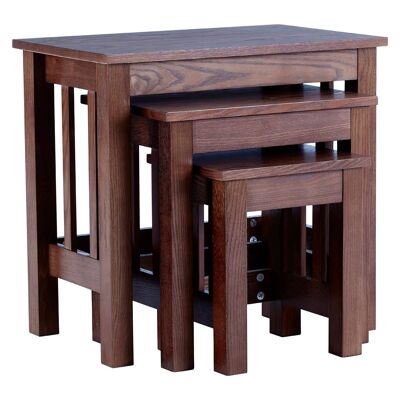 Lincoln Walnut Nesting Tables – Set of 3