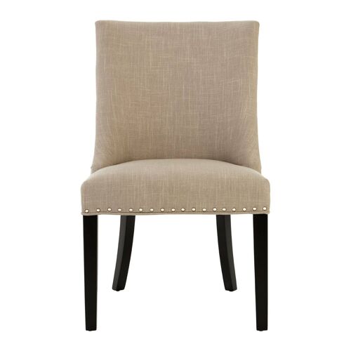 Linen Tufted Dining Chair