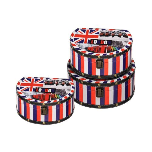 London Collection Storage Cases -Set of 3