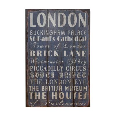 London Wall Plaque