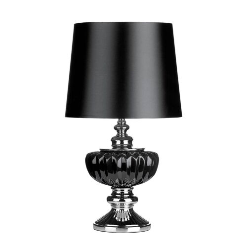 Luana Black Ceramic Table Lamp