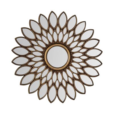 Lyra Bronze Wall Mirror