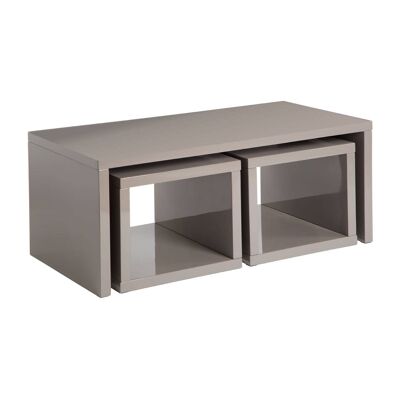 Madrid Dark Grey High Gloss Coffee Table