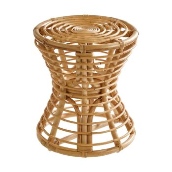 Tabouret en rotin naturel Maka 3