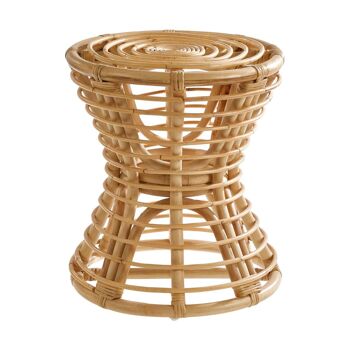 Tabouret en rotin naturel Maka 7