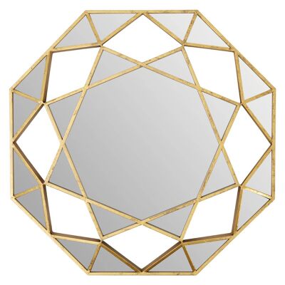 Marcia Gold Octagonal Wall Mirror