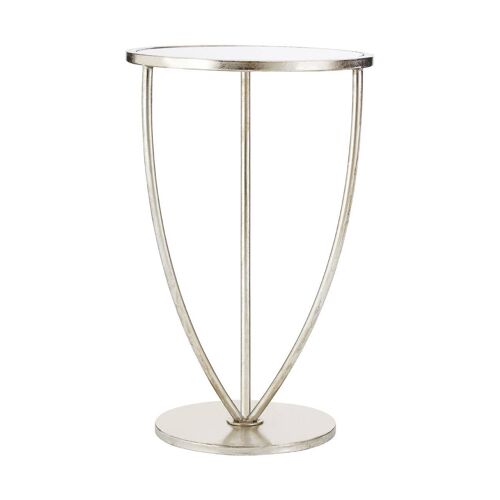 Marcia Silver Finish Side Table
