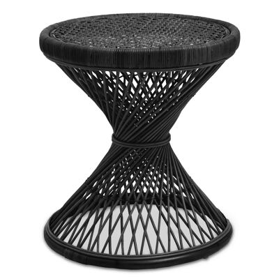 Mataram Black Finish Twisted Table