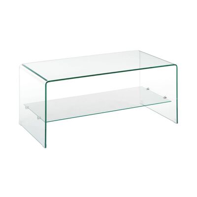 Matrix 2 Tier Bent Glass Coffee Table