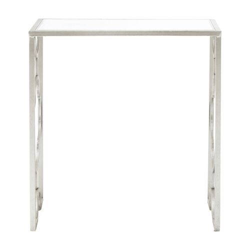 Merlin Silver Leaf Side Tables – Set of 2