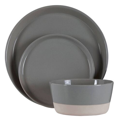 Middag Grey Glazed Dinner Set