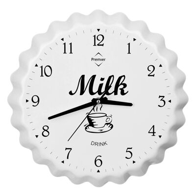 Milk Bottle Cap Wall Clock