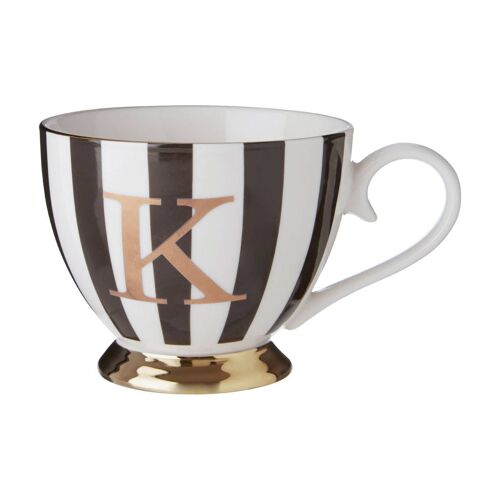 Mimo Duchess K Letter Monogram Mug