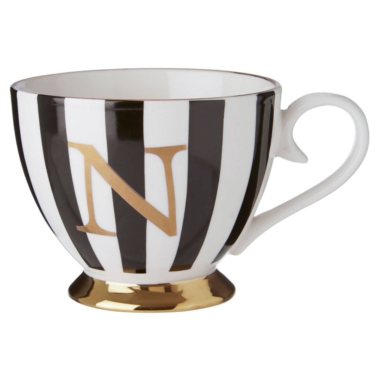 Tazza con monogramma Mimo Duchess N Letter