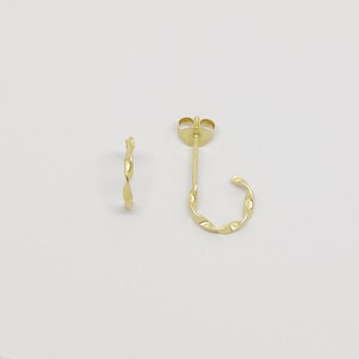 twisted hoops - Gold - XS