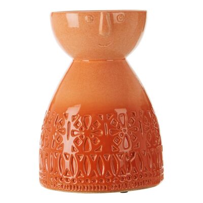 Mimo Medium Coral Face Vase