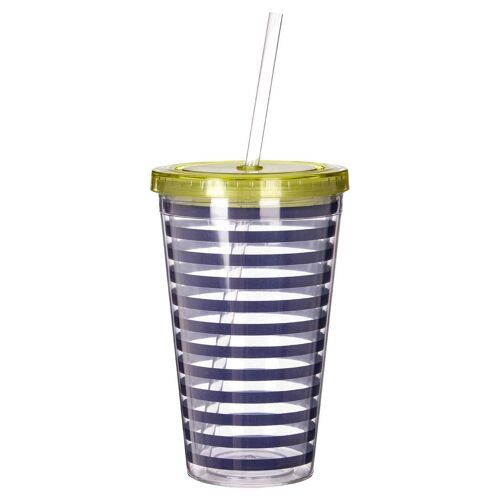 Mimo Stripe Drinks Cup – 450ml