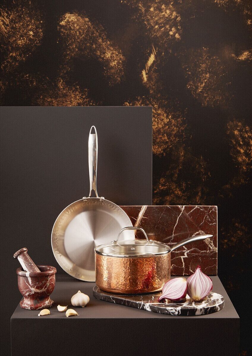 Minerva 24cm Hammered Frying pan