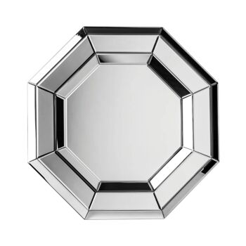 Miroir mural octogonal en verre miroir 1