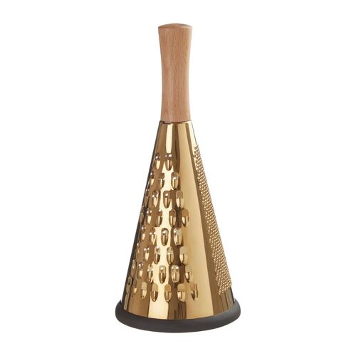 Modern Retro Gold Finish Grater