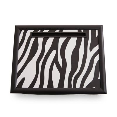 Mono Zebra Lap Tray