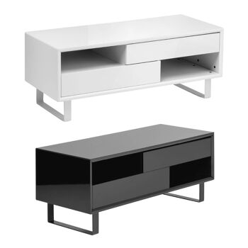 Table Basse Moritz Noir Brillant 3