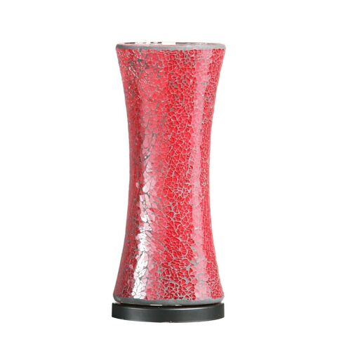 Mosaic Red Glass Lamp