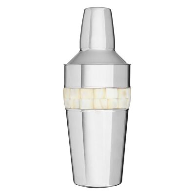 Mother of Pearl Inlay Design Cocktail Shaker