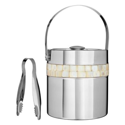 Mother of Pearl Inlay Design Ice Bucket
