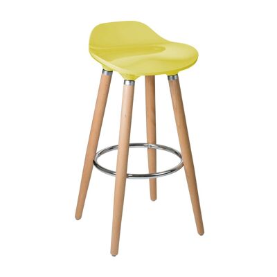 Mustard ABS Bar Stool