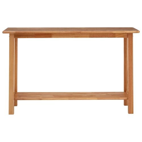 Natural Rectangular Console Table