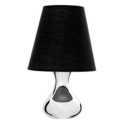 Nell Black Fabric Shade Table Lamp