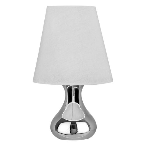 Nell White Fabric Shade Table Lamp