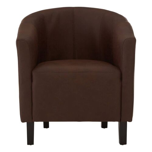 New Foundry Leather Effect Chair