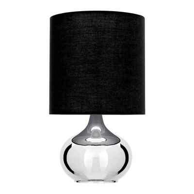 Niko Black Fabric Shade Table Lamp