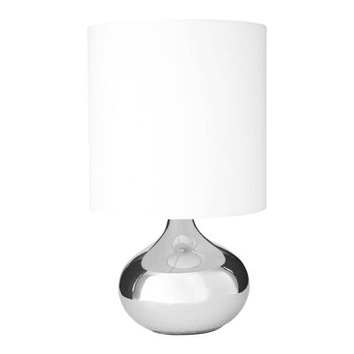 Niko White Fabric Shade Table Lamp