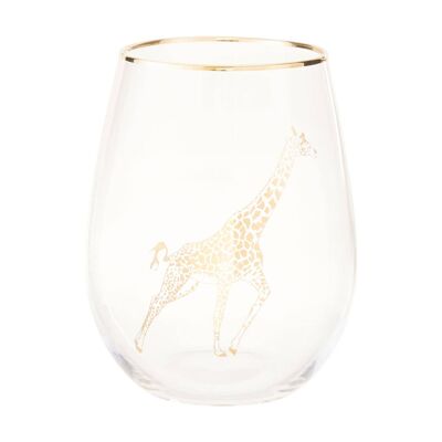Nomi Giraffe Stemless Wine Glass