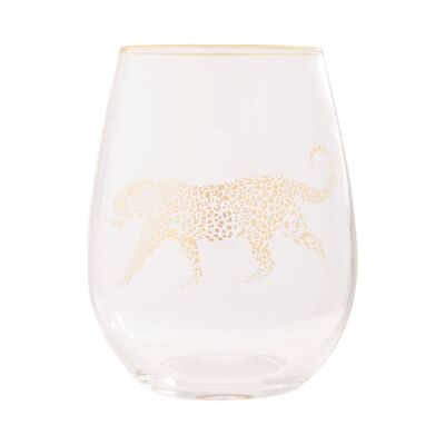 Nomi Leopard Wine Glass