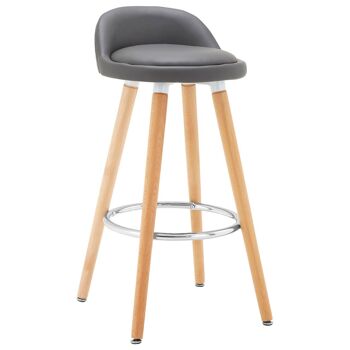 Tabouret de bar gris Normann 8