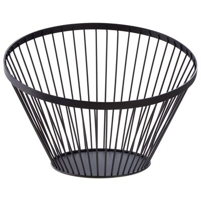 Oblique Basket with Matte Black Frame
