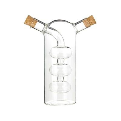 Oil and Vinegar Pourer Glass Bottle