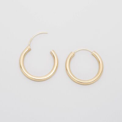 bold hoops - Gold - M