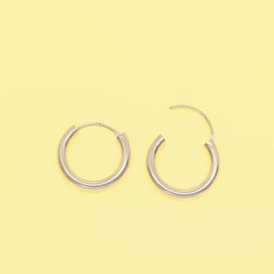 bold hoops - Roségold - S