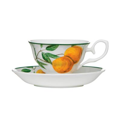 Orange Grove Cup and Saucer