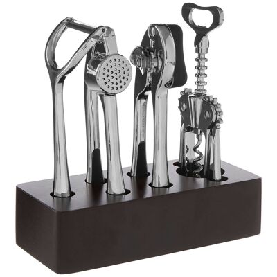 Paragon 5pc Chrome Finish Kitchen Gadget Set