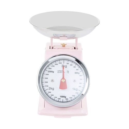 Pastel Pink Kitchen Scale