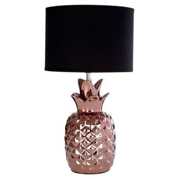 Lampe Céramique Cuivre Ananas 1