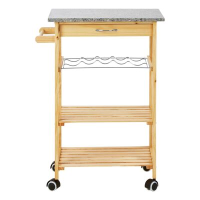 Pinewood Large Kitchen Trolley