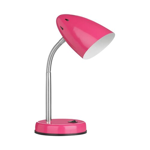 Pink Gloss Desk Lamp with EU Plug